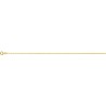 CHAINE PLAQUE OR