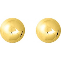 BOUCLES D'OREILLES PLAQUE OR