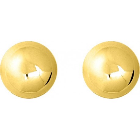 BOUCLES D'OREILLES PLAQUE OR