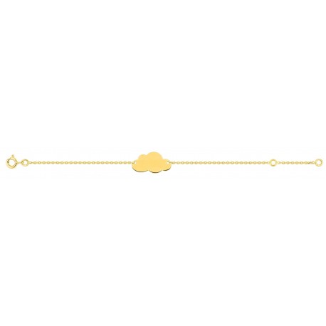 IDENTITE BEBE PLAQUE OR