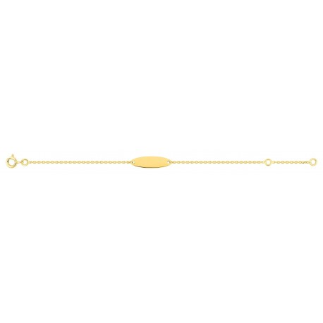 IDENTITE BEBE PLAQUE OR