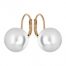 BOUCLES D'OREILLES PLAQUE OR