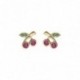 BOUCLES D'OREILLES PLAQUE OR