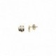 BOUCLES D'OREILLES PLAQUE OR