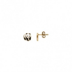 BOUCLES D'OREILLES PLAQUE OR