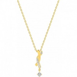 COLLIER PLAQUE OR