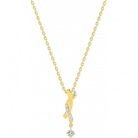 COLLIER PLAQUE OR