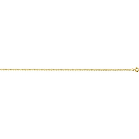CHAINE PLAQUE OR