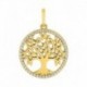 PENDENTIF PLAQUE OR