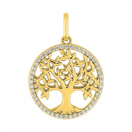 PENDENTIF PLAQUE OR