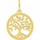 PENDENTIF PLAQUE OR