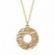 COLLIER PLAQUE OR