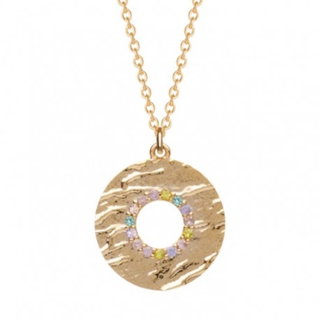 COLLIER PLAQUE OR