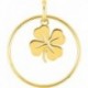 PENDENTIF PLAQUE OR
