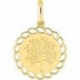 PENDENTIF PLAQUE OR