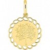 PENDENTIF PLAQUE OR