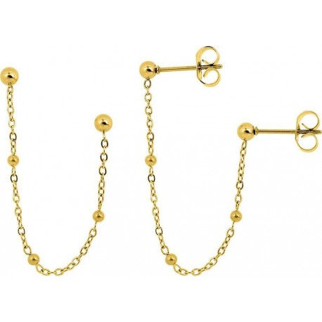 BOUCLES D'OREILLES ACIER