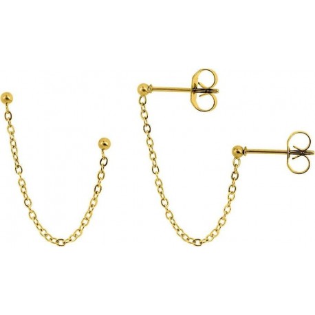 BOUCLES D'OREILLES ACIER