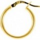 BOUCLES D'OREILLES PLAQUE OR