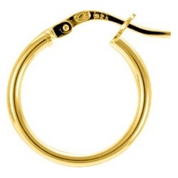 BOUCLES D'OREILLES PLAQUE OR