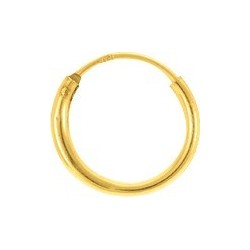 BOUCLES D'OREILLES PLAQUE OR