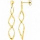 BOUCLES D'OREILLES PLAQUE OR