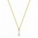 COLLIER PLAQUE OR