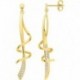 BOUCLES D'OREILLES PLAQUE OR