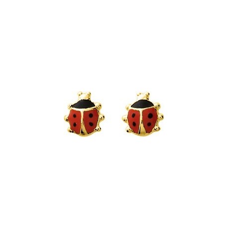 BOUCLES D'OREILLES PLAQUE OR
