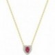 COLLIER PLAQUE OR