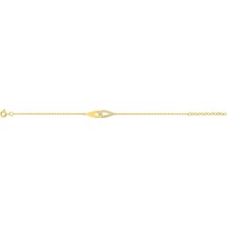 BRACELET PLAQUE OR