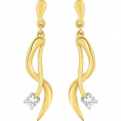 BOUCLES D'OREILLES PLAQUE OR