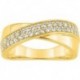 BAGUE PLAQUE OR