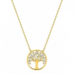 COLLIER PLAQUE OR