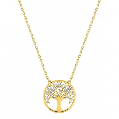 COLLIER PLAQUE OR
