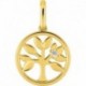 PENDENTIF PLAQUE OR