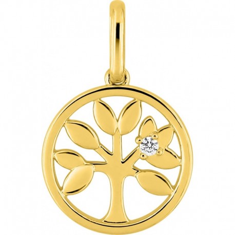 PENDENTIF PLAQUE OR