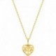 COLLIER PLAQUE OR
