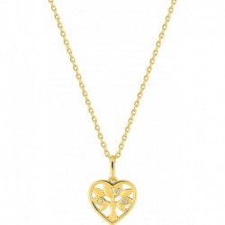 COLLIER PLAQUE OR