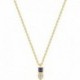 COLLIER PLAQUE OR