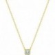 COLLIER PLAQUE OR