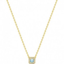 COLLIER PLAQUE OR