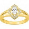 BAGUE PLAQUE OR