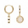 BOUCLES D'OREILLES PLAQUE OR