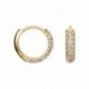 BOUCLES D'OREILLES PLAQUE OR