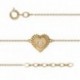 BRACELET PLAQUE OR