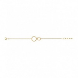 BRACELET PLAQUE OR