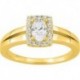 BAGUE PLAQUE OR