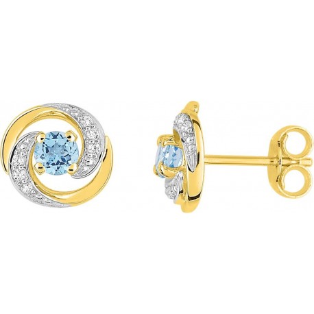 BOUCLES D'OREILLES OR 375/1000