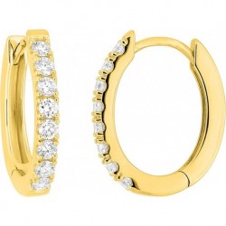 BOUCLES D'OREILLES OR 375/1000